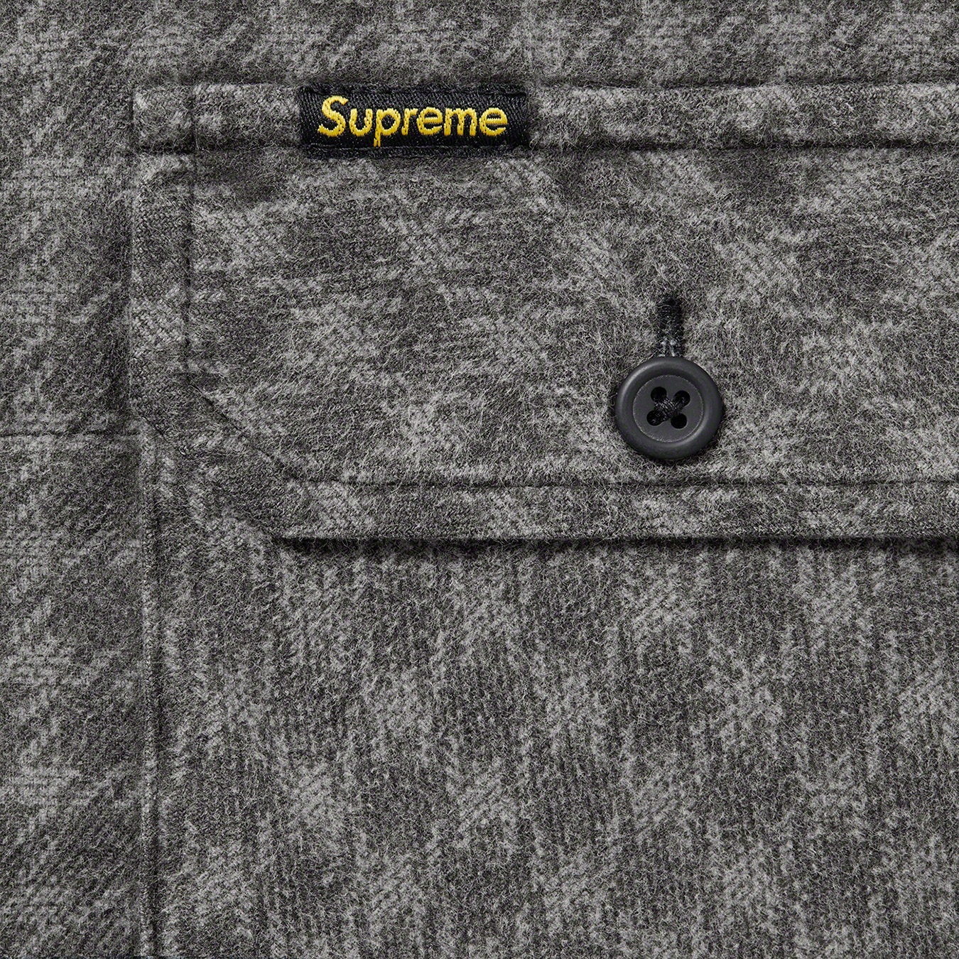 Houndstooth Flannel Hooded Shirt view 12